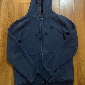 blue dc zip up